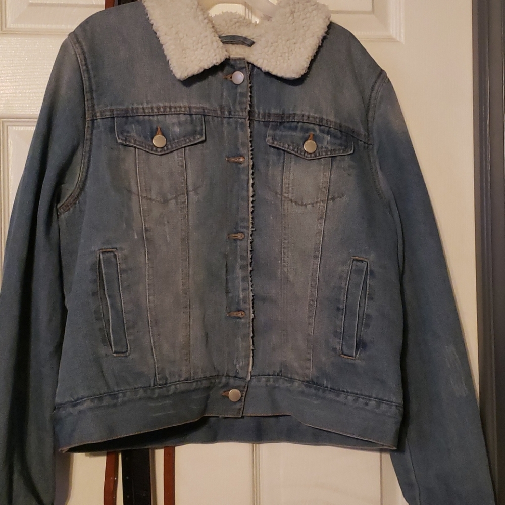 Lined jean jacket
